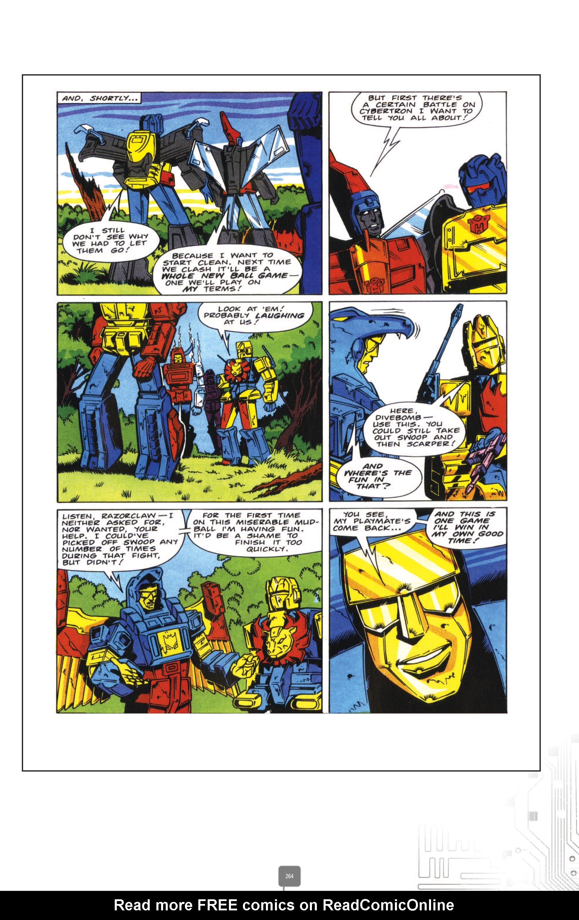 Read online The Transformers Classics UK comic -  Issue # TPB 4 - 264