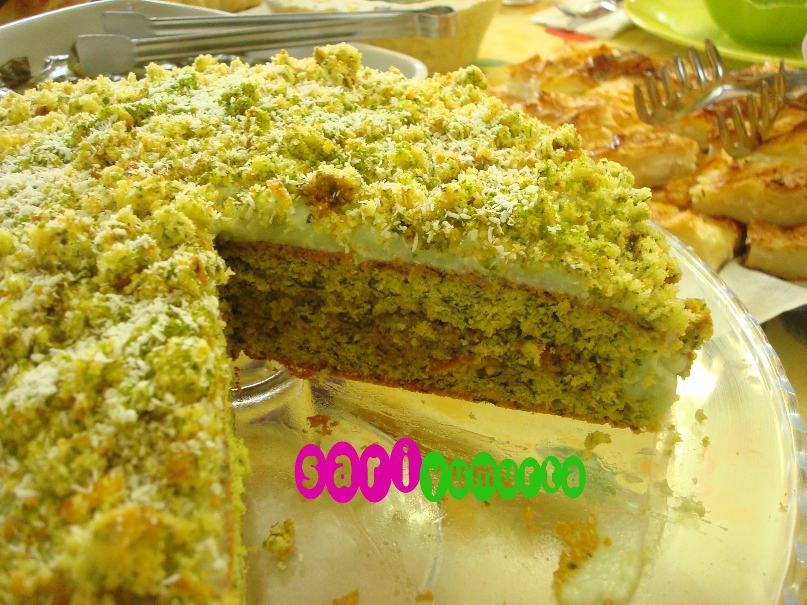 Ispanaklı Yaş Pasta