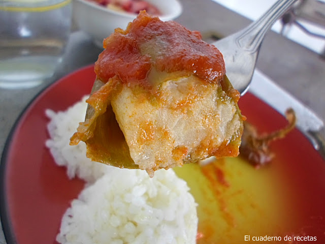 Pimientos Rellenos De Tortilla  {light Al Cuadrado}
