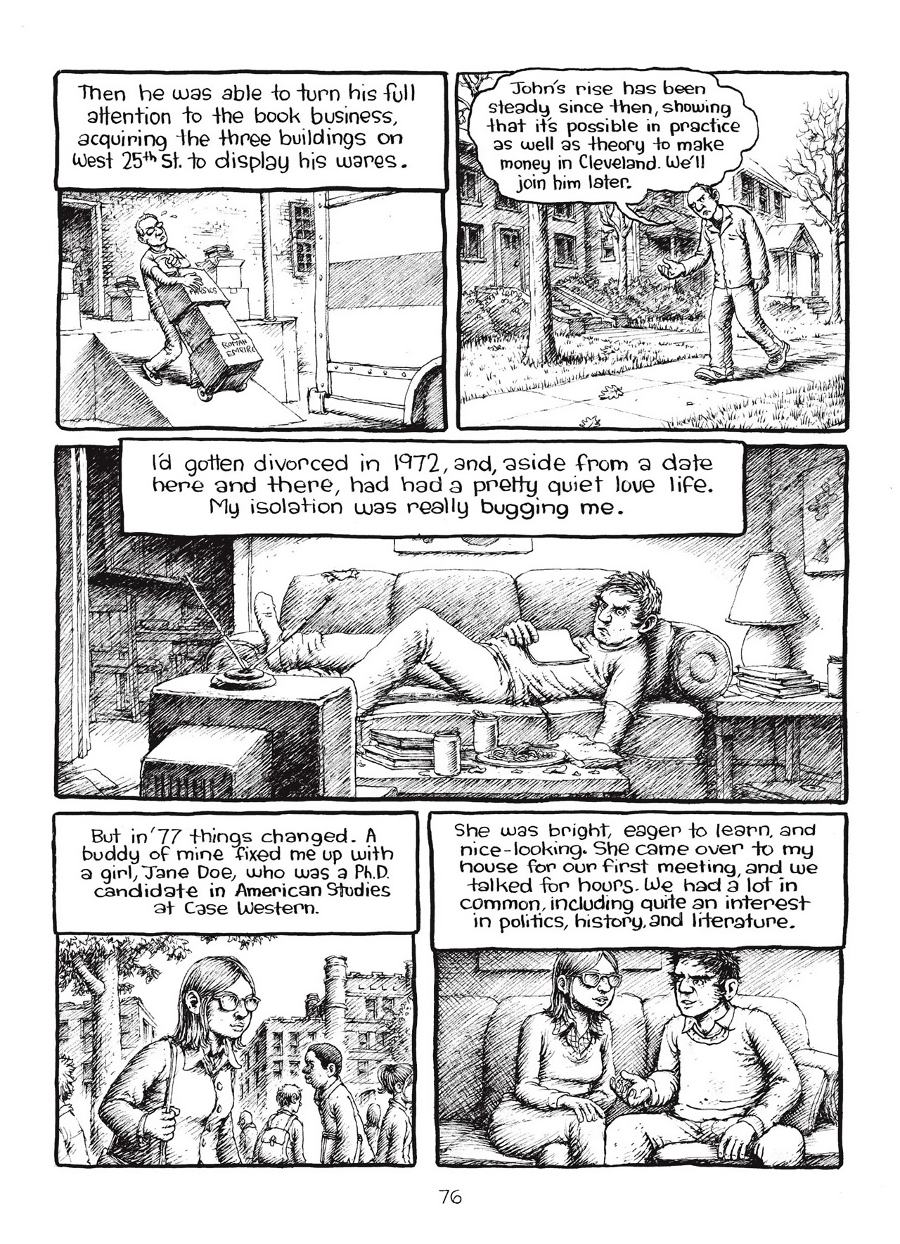 Read online Harvey Pekar's Cleveland comic -  Issue # TPB - 77