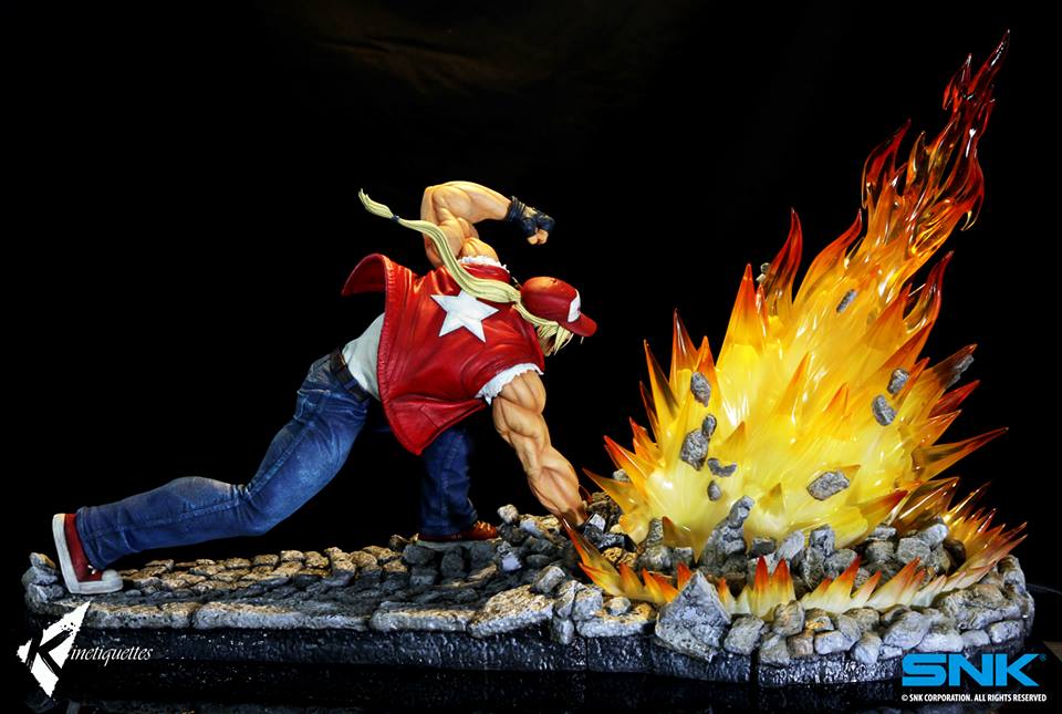 Figuras Fotos oficiales y detalles de Terry Bogard Power Geyser 1/4 de