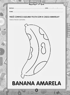 Vamos pintar a banana