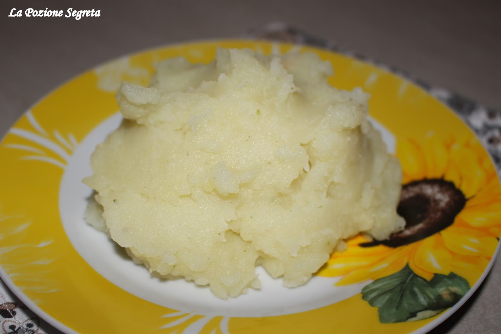 La Pozione Segreta Purè light e vegano e pastina con purè