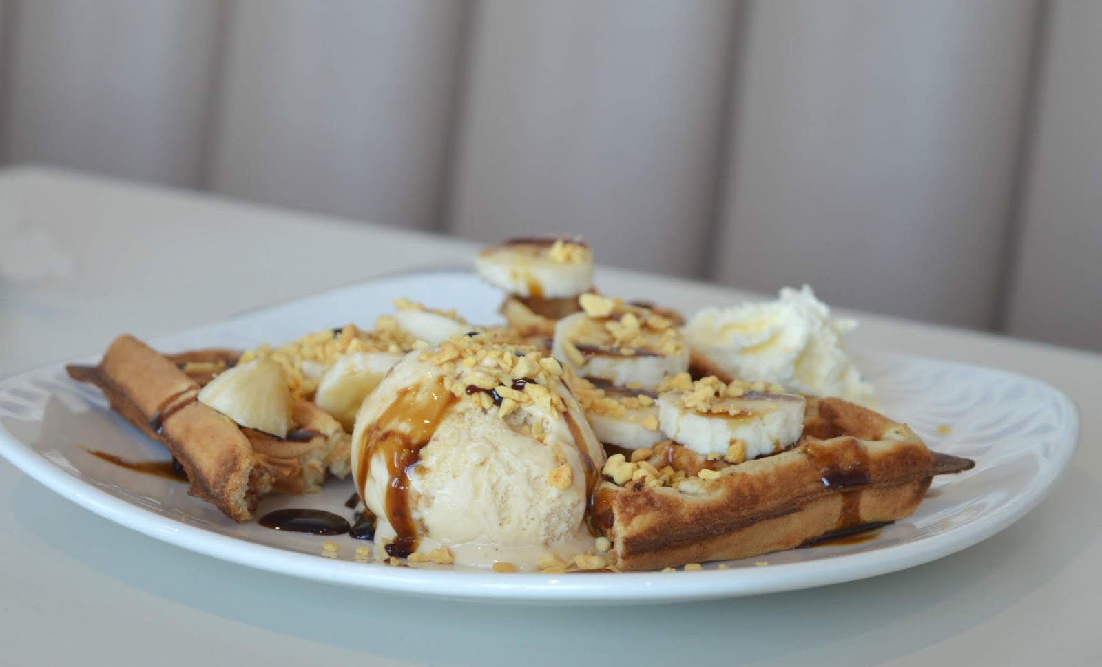 Pancake Day at The Waffle and Pancake House, Spanish City, Whitley Bay