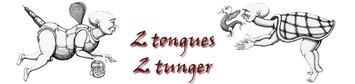 2 tongues ۰ 2 tunger