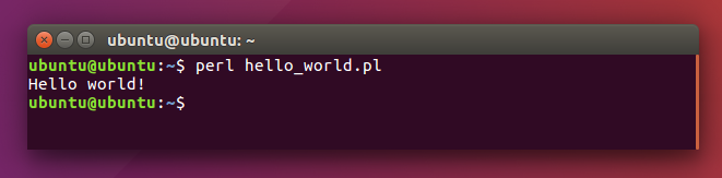 Eksekusi program perl di ubuntu