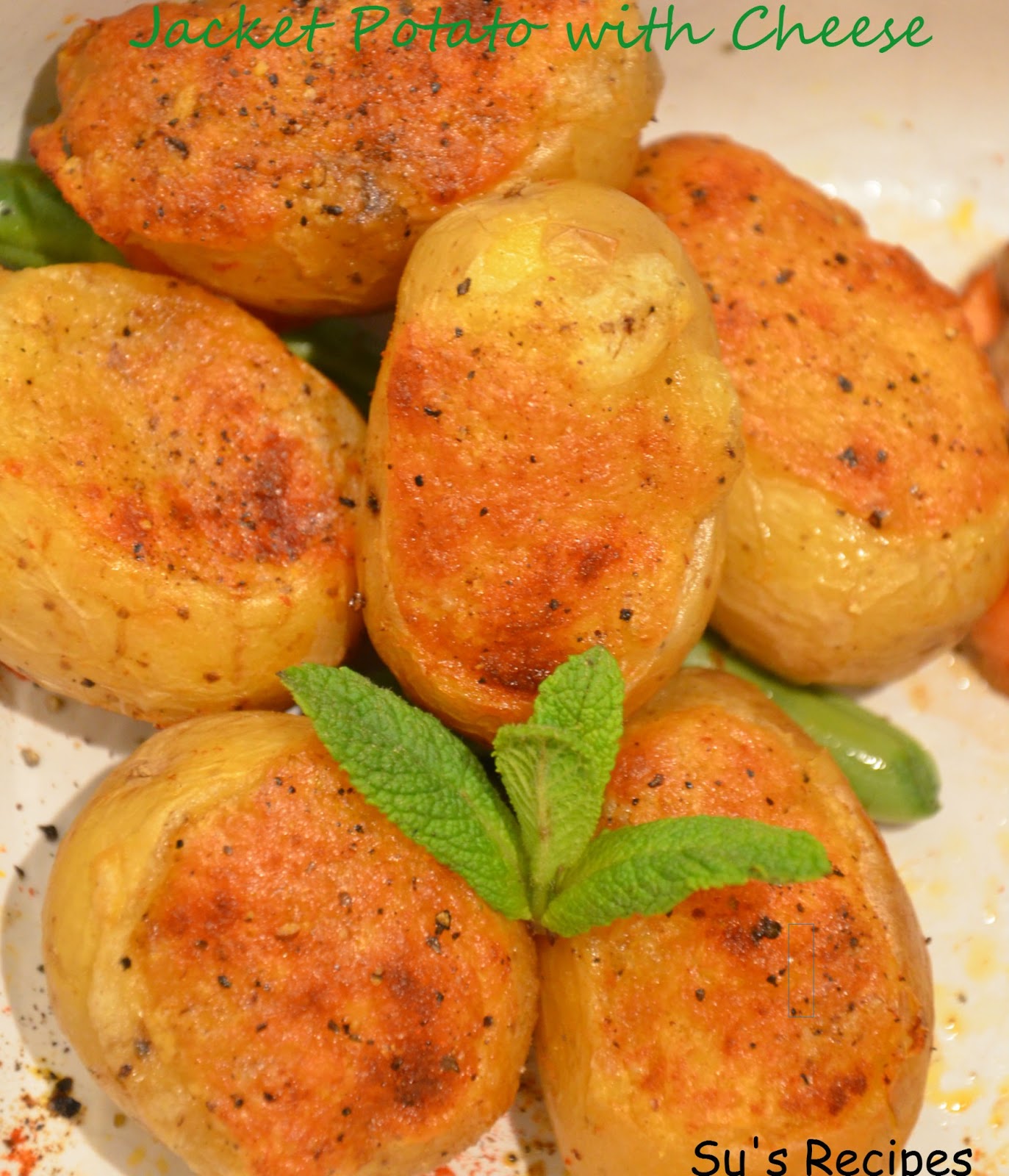 Su's Recipes Cheese Jacket Potato