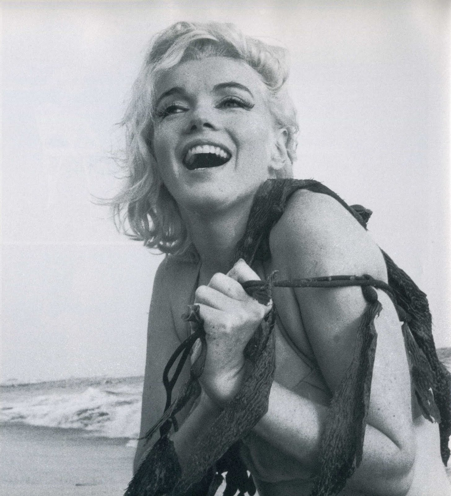 Мэрилин монро на пляже Мэрилин монро на пляже