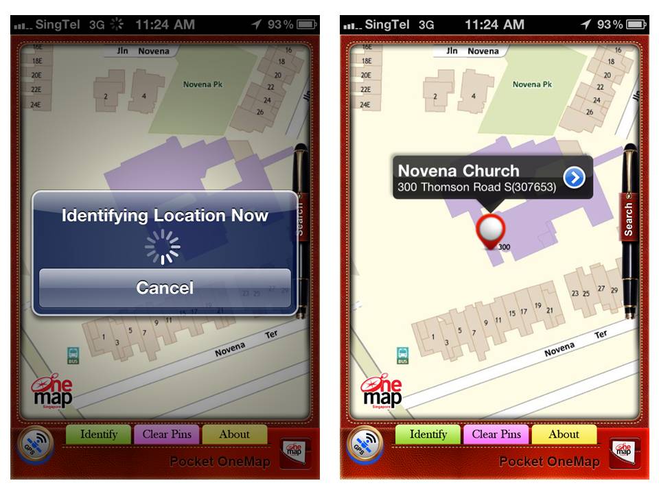 OneMap.sg: Pocket OneMap by NYP!