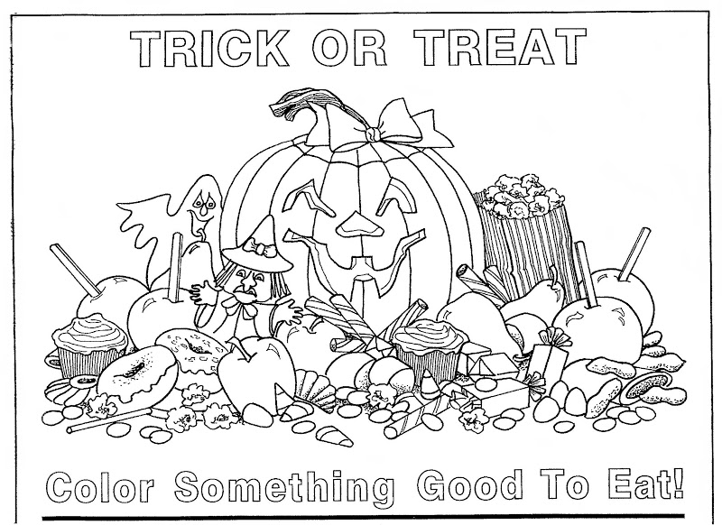 halloween coloring contest pages - photo #13