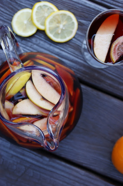Pitcher of Red Sangria Image