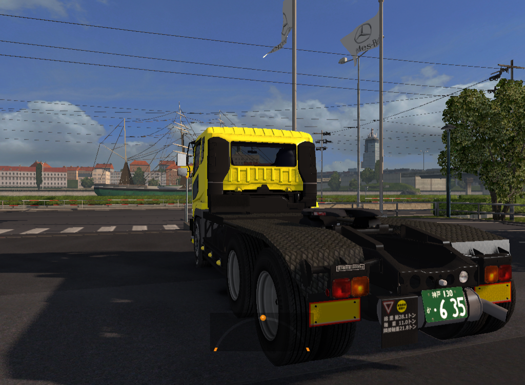 Mod ets2 truck fuso SG [super great KC-FV513HR] - Mod ets2 indonesia