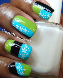 block nails nail teal designs polish colour blocking colorful blocks amazing popular tuesdays colors unbitten challenge rmcandlelight each larger