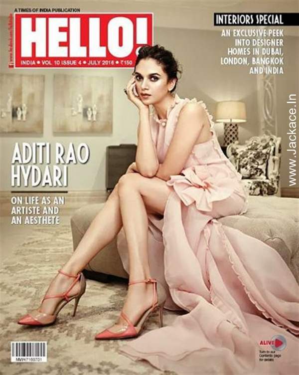 What A Stunner! Aditi Rao Hydari Featured On The Hello Magazine