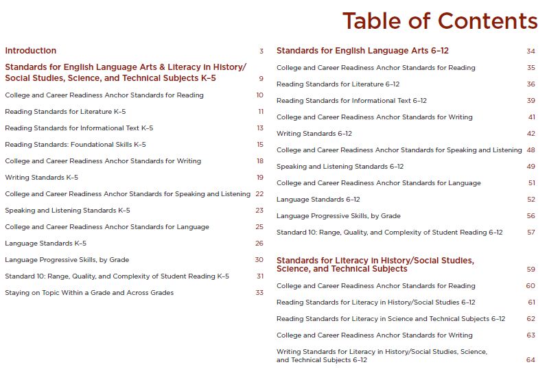 Common Core Science Standards 3rd Grade