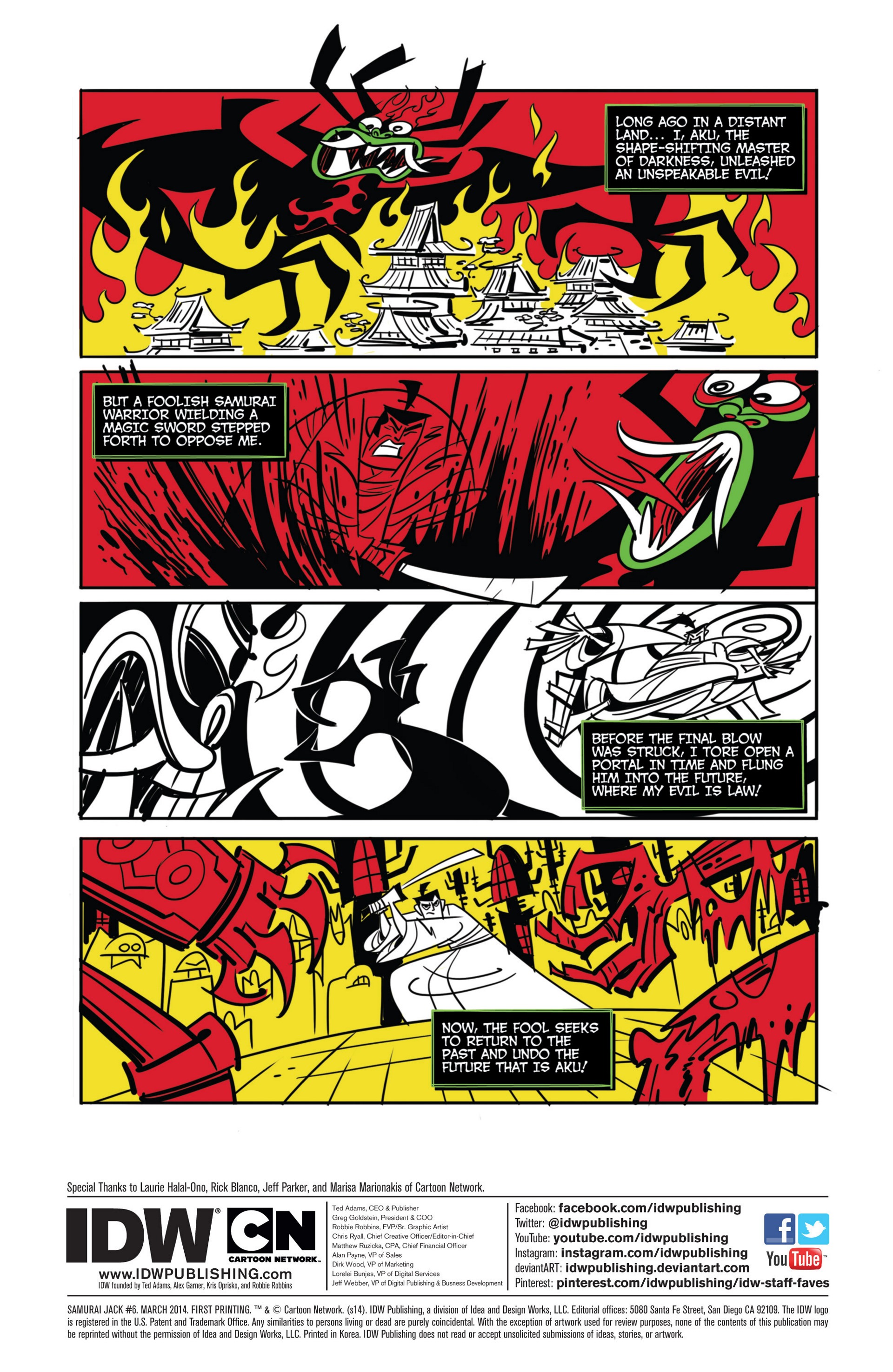 Read online Samurai Jack comic -  Issue #6 - 2