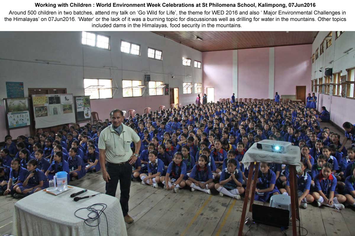 Visions of Hell STH activities Sensitizing children on Environmental Issues of the Himalayas
