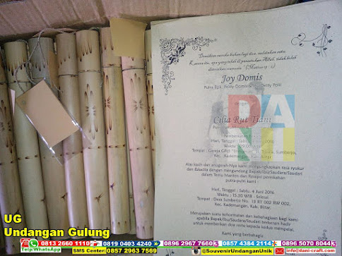jual Undangan Gulung