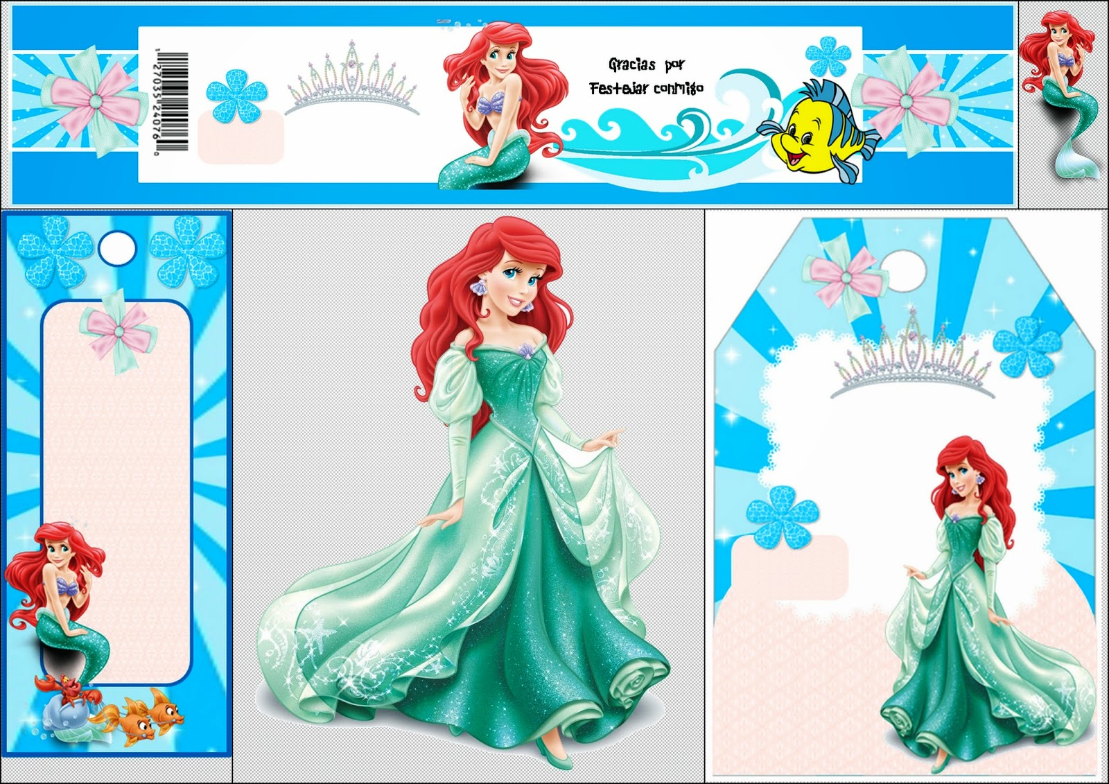 Free Printable Mini Kit For Your Little Mermaid Party Oh My Fiesta Free Printable Mini Kit For Your Little Mermaid Party Oh My Fiesta