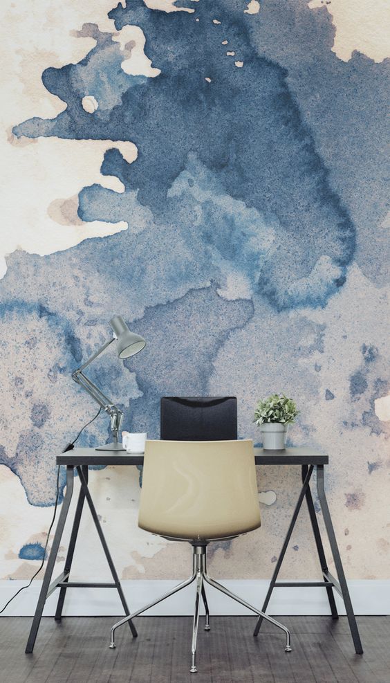 Enjoy Your Home Watercolor walls