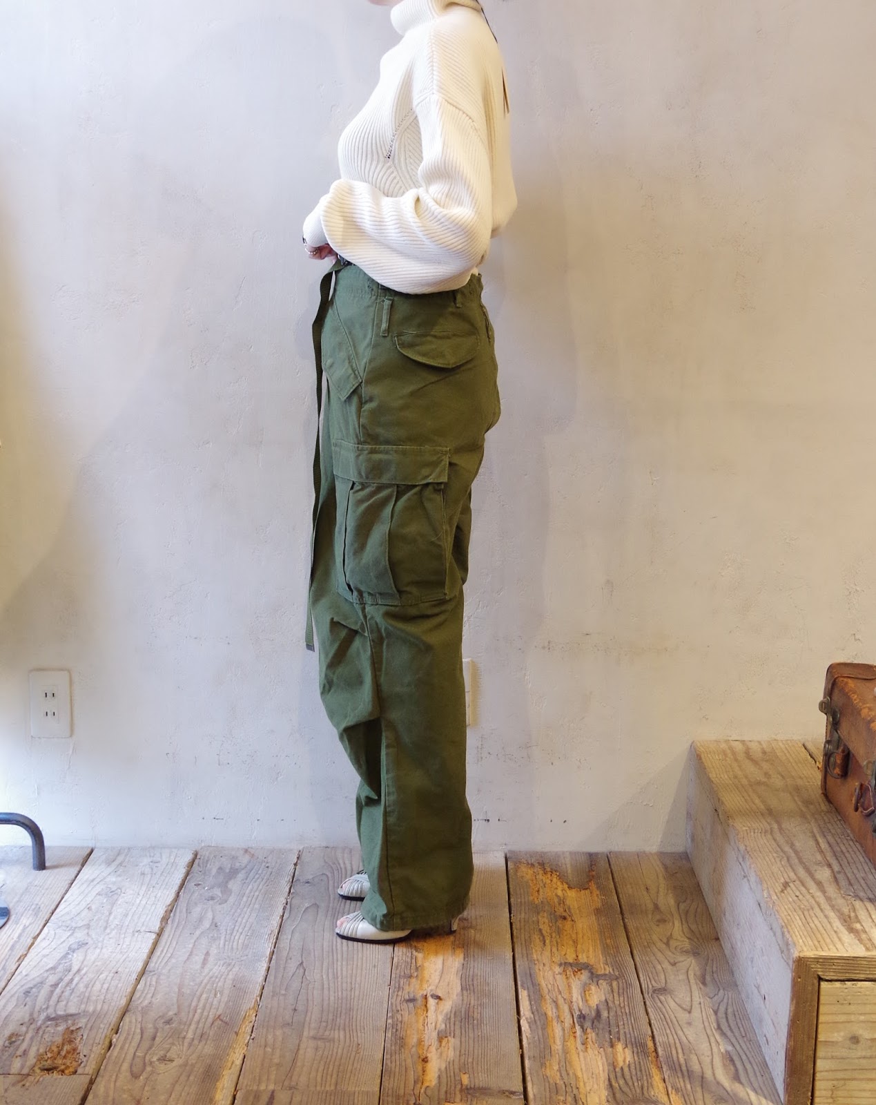 メゾンエウレカ リメイクチノ ラップパンツ オレンジ 【公式通販】