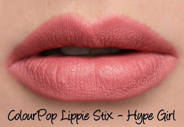 ColourPop Lippie Stix - Hype Girl Swatches & Review