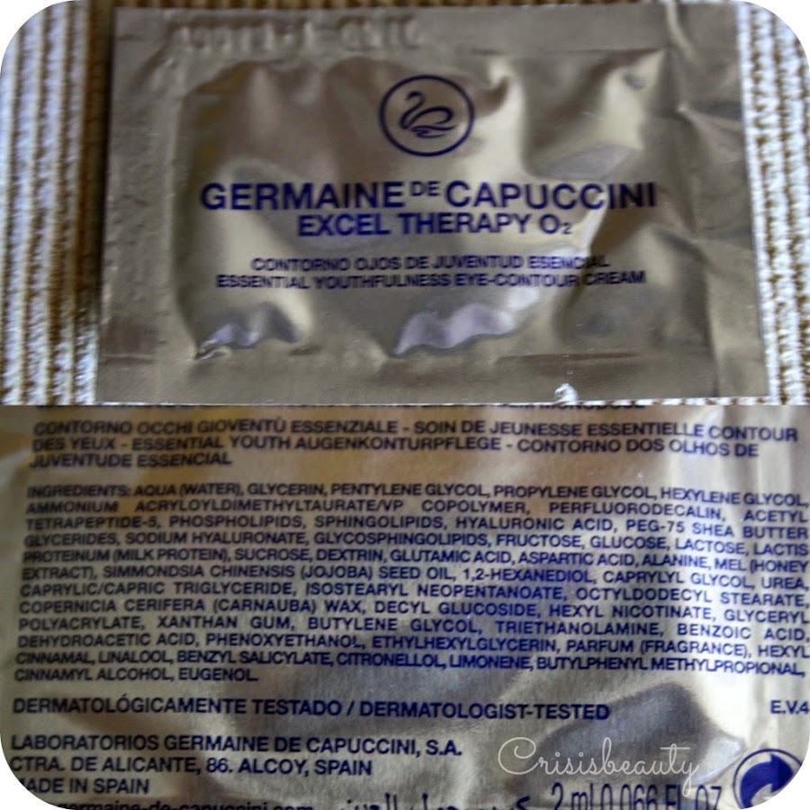 Línea Excel Therapy O2 contorno de ojos