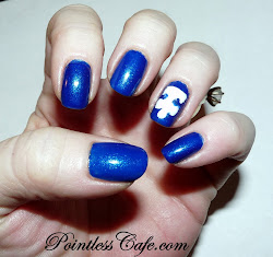 autism awareness nail hope mani fantastic everyone week puzzle piece