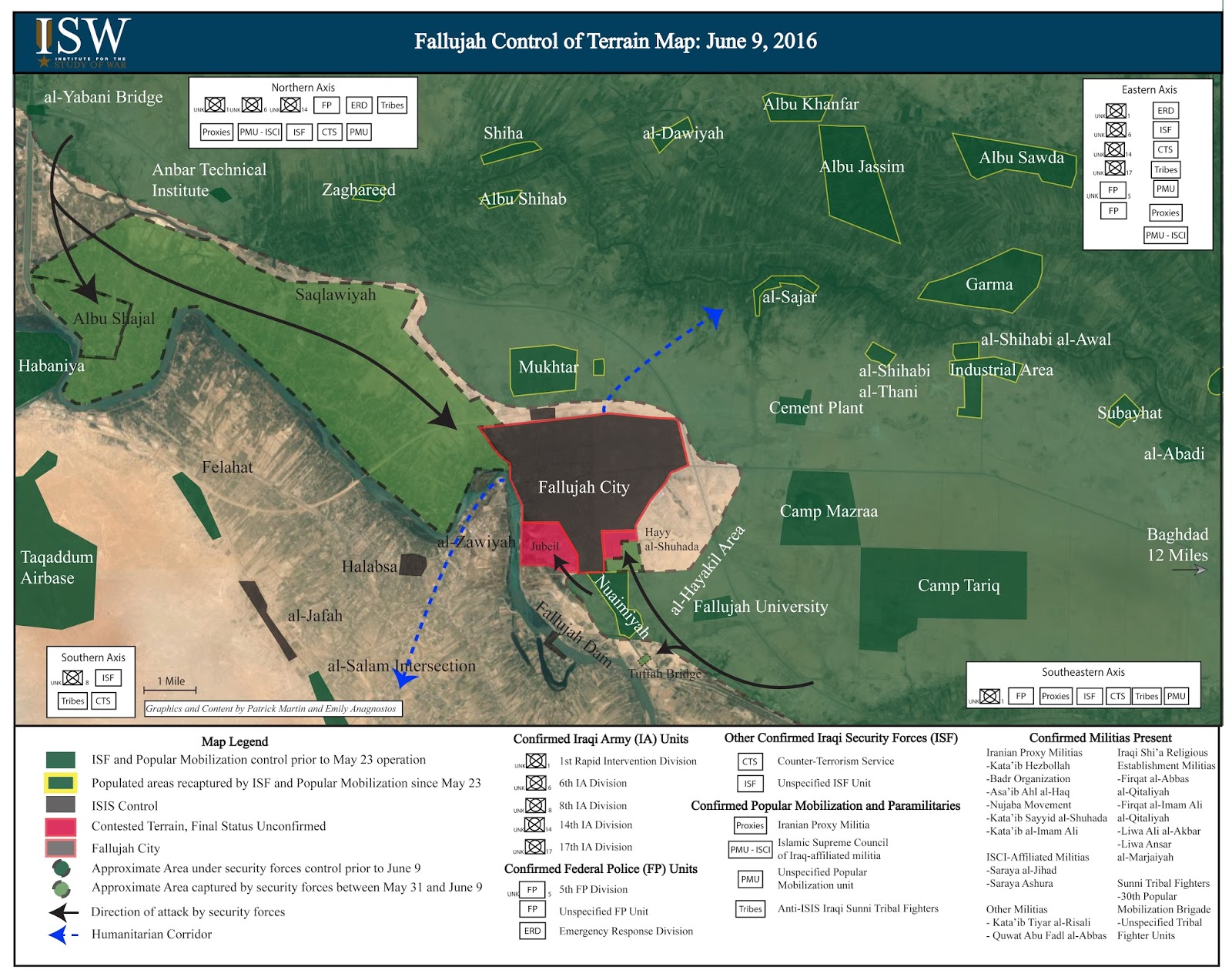 2nd Battle Of Fallujah Map