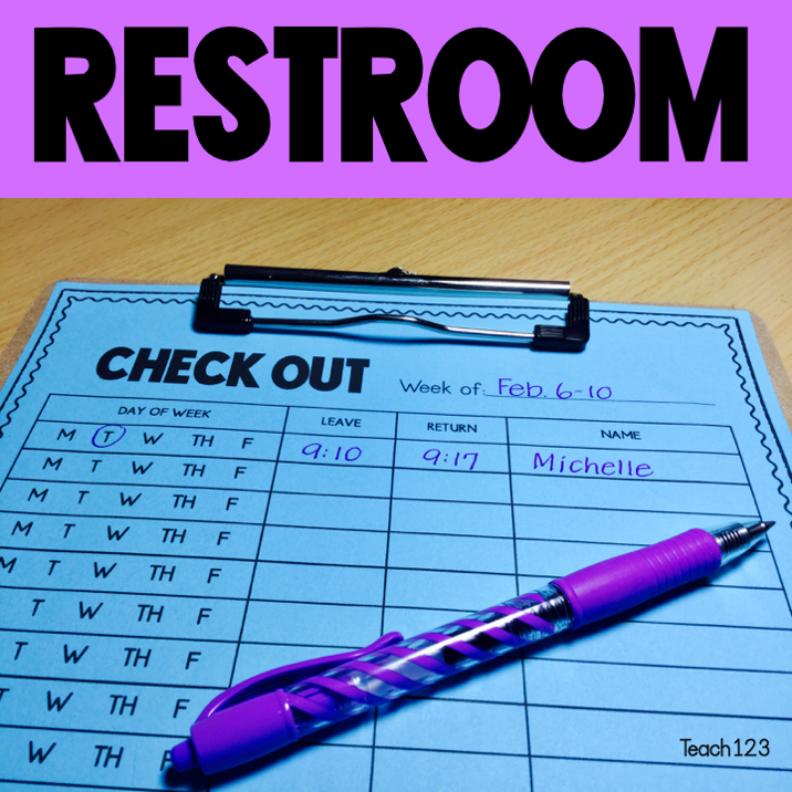 Classroom Management Restroom Breaks Teach123 Bloglovin’