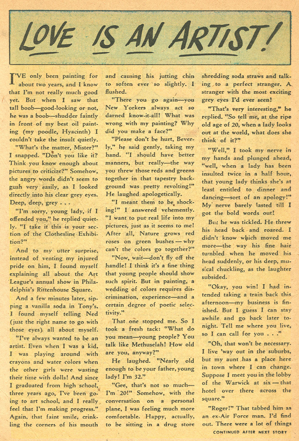 Read online Love Romances comic -  Issue #31 - 18