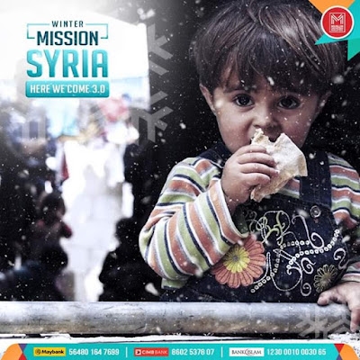 Jom Menyumbang Winter Misson Syria 3.0 di Muslim Volunteer Malaysia