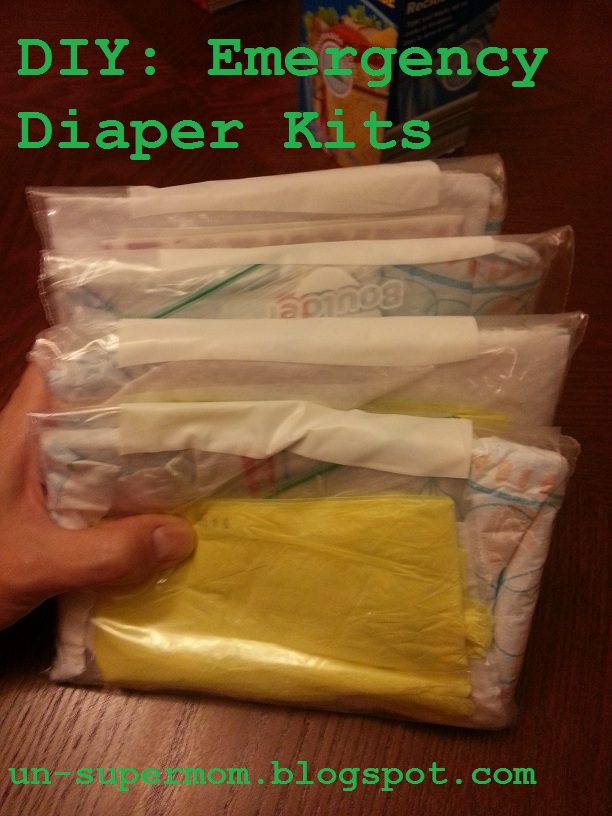UnSuperMom DIY Emergency Diaper Change Kits