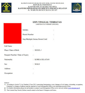 Contoh Surat Permohonan Kitas Sponsor Istri Kumpulan Surat