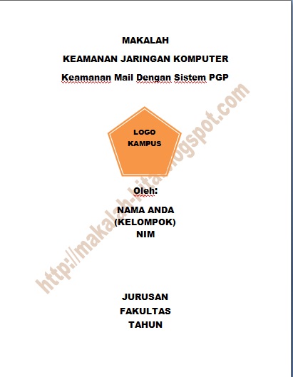 Makalah Keamanan Jaringan Komputer Keamanan Mail Dengan Sistem Pgp Makalah Kita