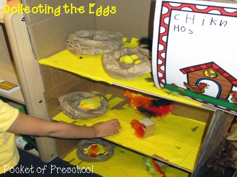 Farm in the Dramatic Play Center Pocket of Preschool