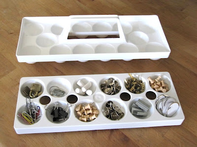 egg tray organizer