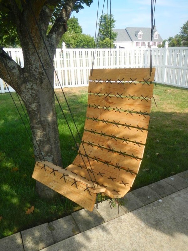 Wooden swing for indoor and outdoor use!