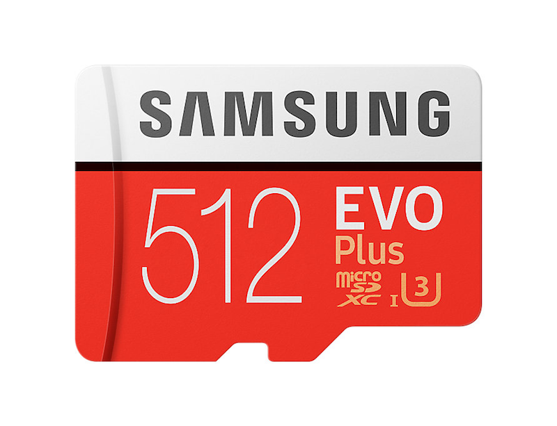 Samsung EVO Plus 512GB microSD card with adapter, now up on their Germany website Samsung EVO Plus 512GB microSD card with adapter, now up on their Germany website