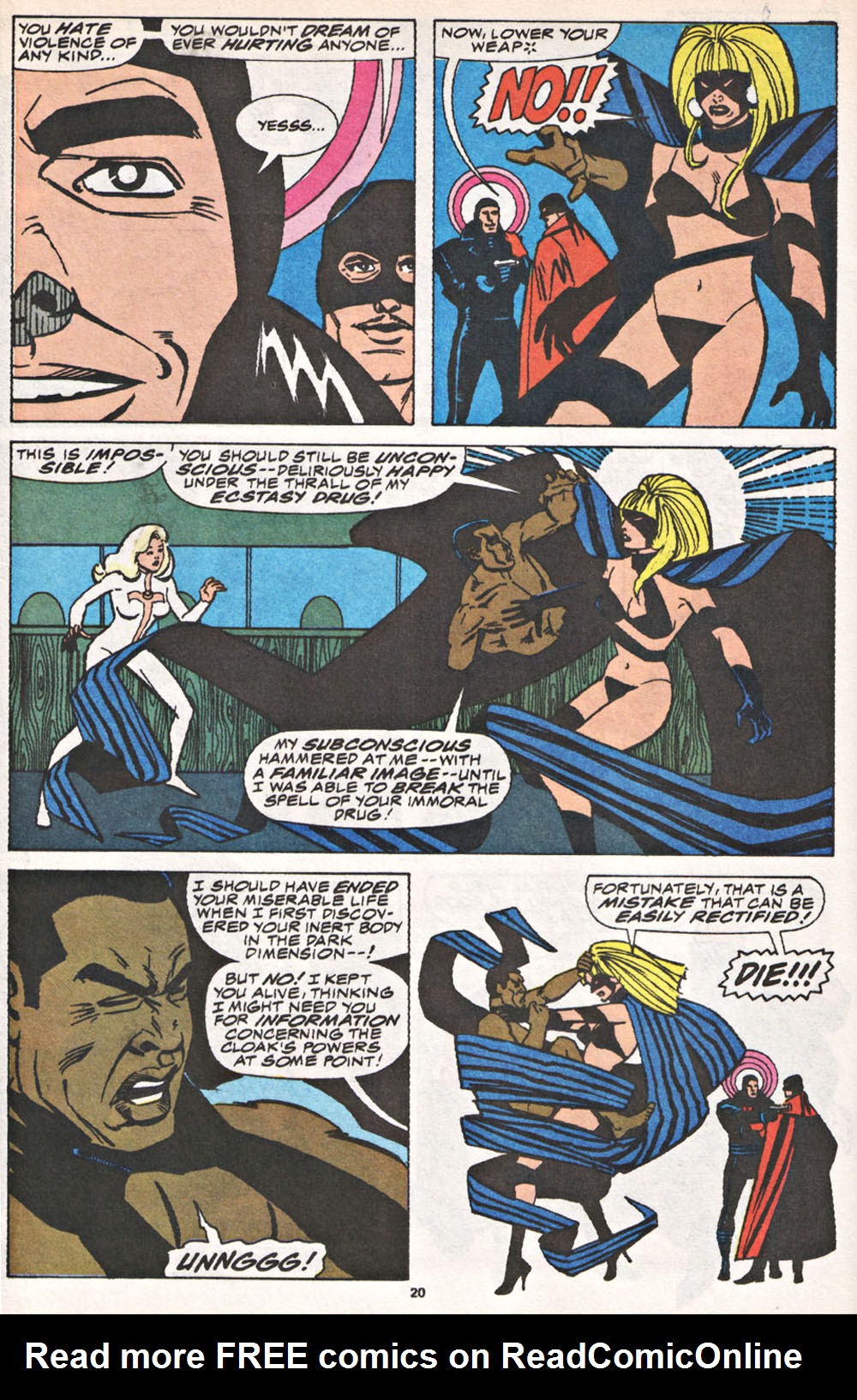 Read online Cloak and Dagger (1990) comic -  Issue #8 - 16