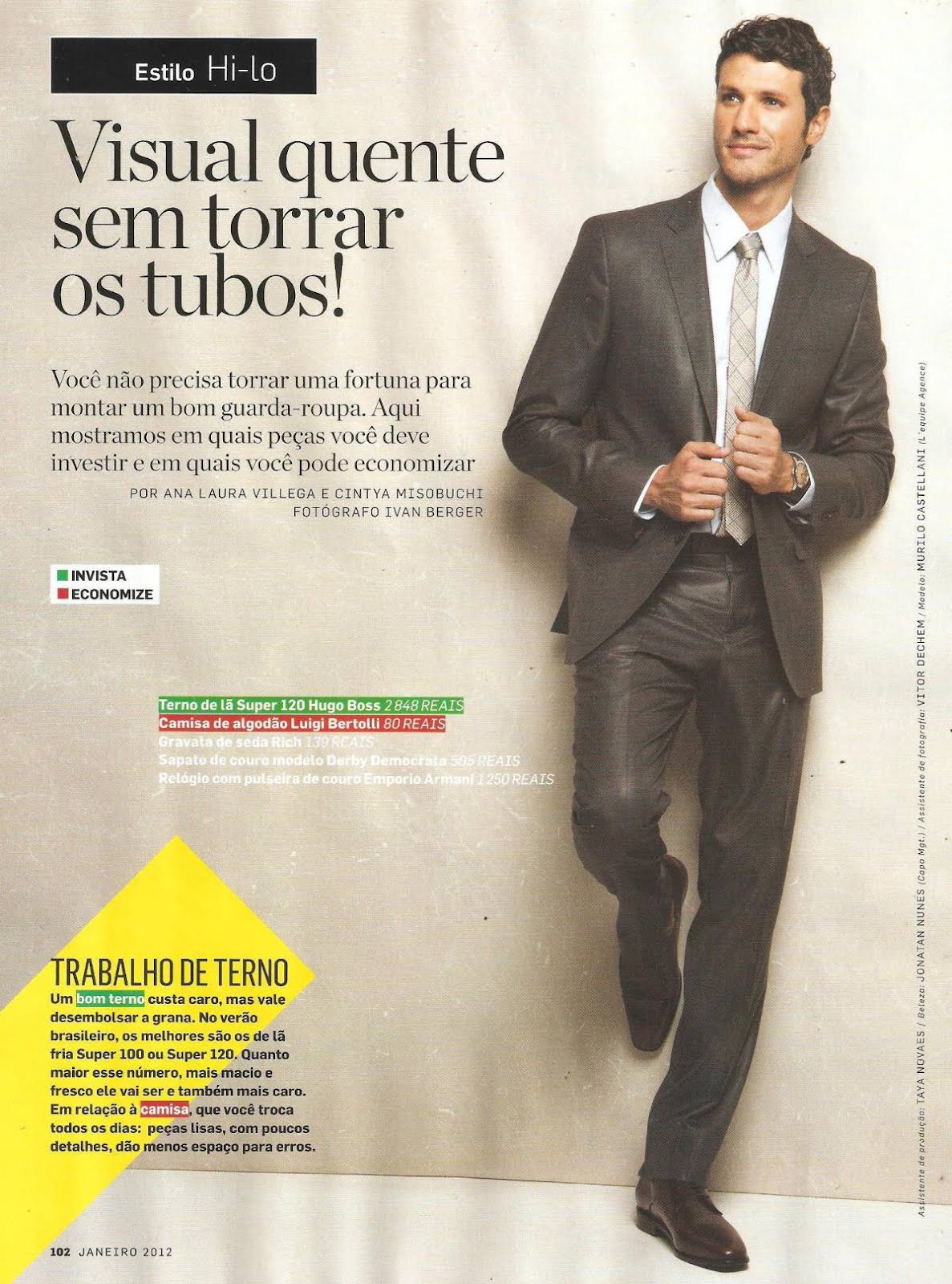 Men's Health Brasil Janeiro 2012 Brazil Male Models