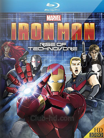 Iron Man: Rise of the Technovore (2013) 1080p BDRip Dual Latino-Inglés [Subt. Esp] (Animación)