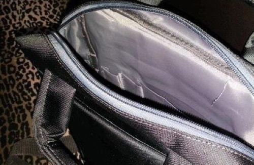 The pen holders in the bag don't hold pens which slip through to the bottom of the bag