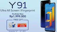 Inilah Harga Vivo y91 dan Spesifikasi lengkap dengan Kelebihan dan Kekurangan