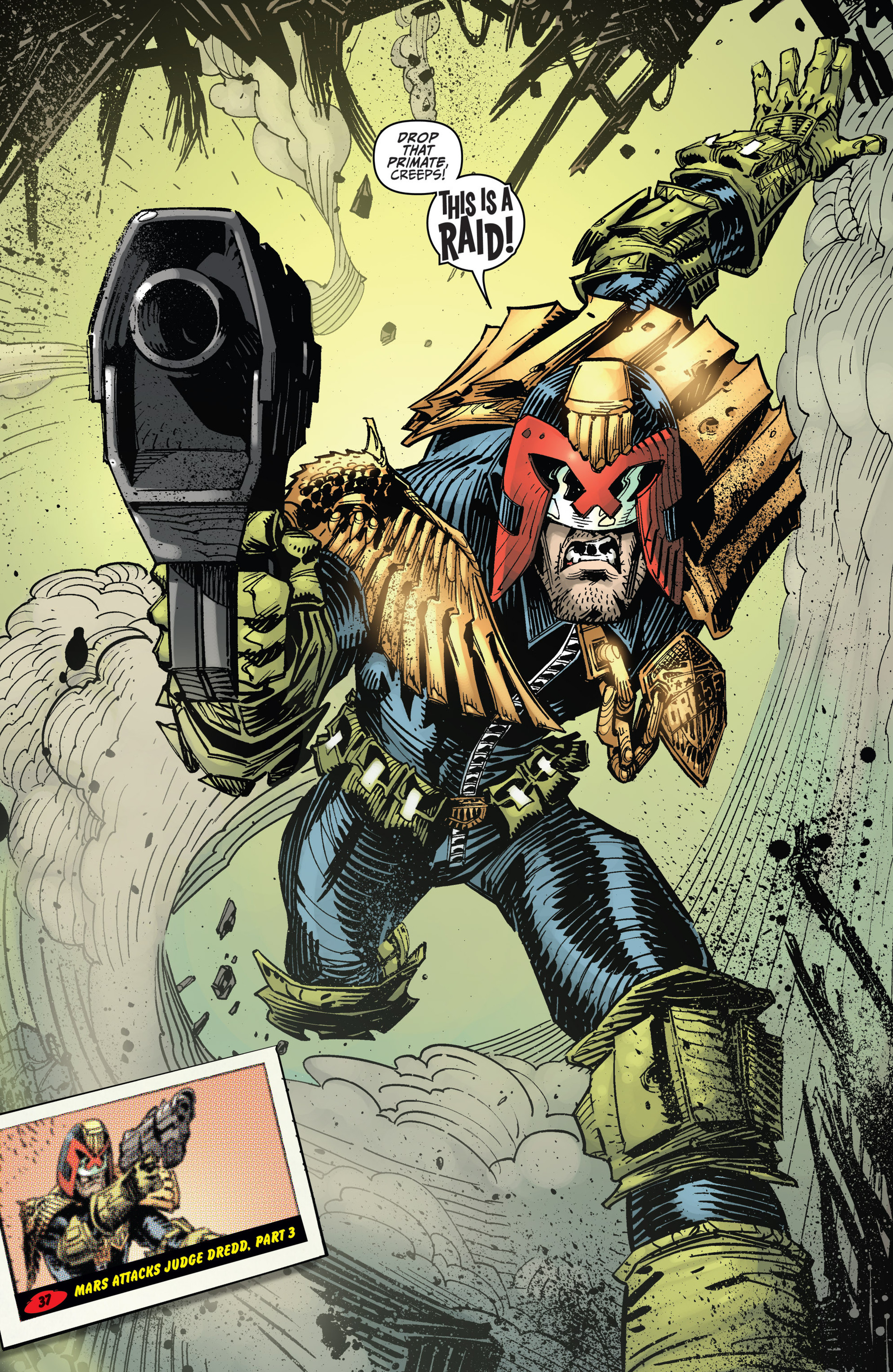 Read online Mars Attacks Judge Dredd comic -  Issue #3 - 5
