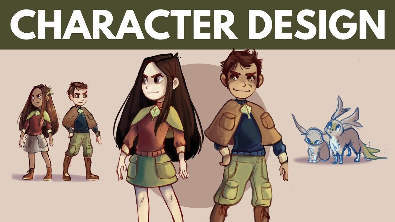 CHARACTER ART- Complete Coloring and Painting