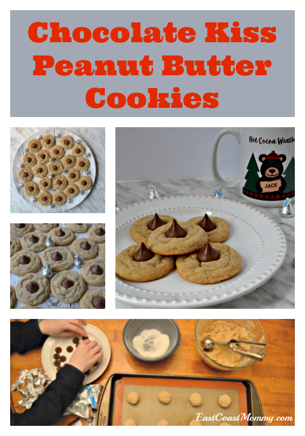 East Coast Mommy Chocolate Kiss Peanut Butter Cookies
