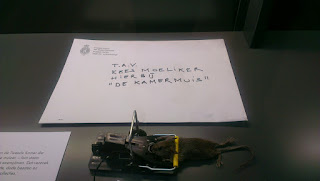 The mouse was anonymously delivered to the museum