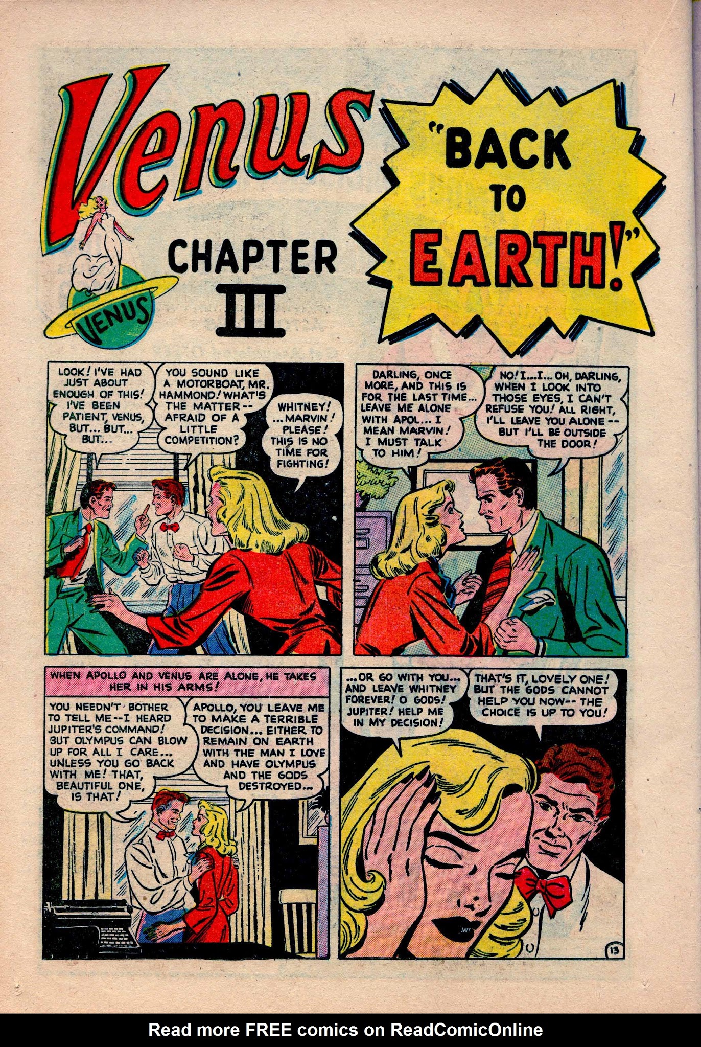 Read online Venus (1948) comic -  Issue #9 - 20