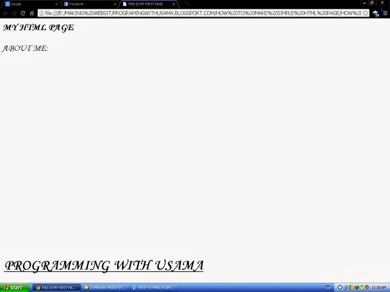 PROGRAMMING WITH USAMA
